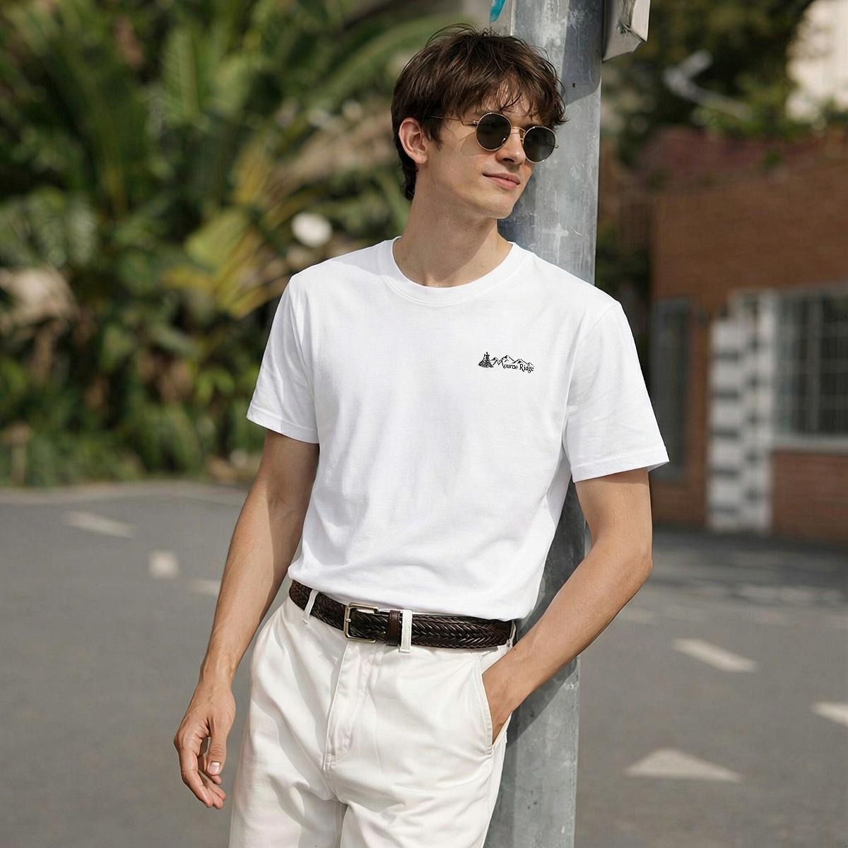Men's T-Shirt Printed in USA |Gildan 5000 Double DTG